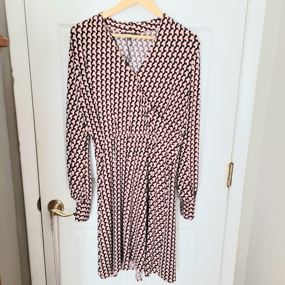 New Adrianna Papell Wrap Dress S